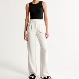 Abercrombie & Fitch Tailored Premium Crepe Pant